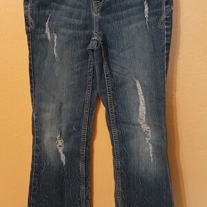 Distressed Denim Jeans